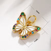 Copper Bee Butterfly Dragonfly Owl Dripping Oil Style Necklace Pendant Diy Accessories With Zircon Abalone Shellfish White Shellfish