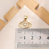 Copper Blue Eyes And Devil's Eye Inlay Jewelry Pendant And Bracelet Set