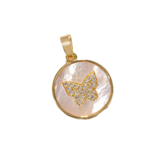 Copper Butterfly Bee Dragonfly Turtle Dripping Oil Zircon Color Preservation Diy Jewelry Pendant Accessories
