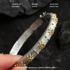 Copper Casual Simple Style Inlay Sun Zircon Bangle