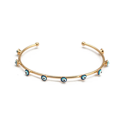 Copper Devil'S Eye Bangle