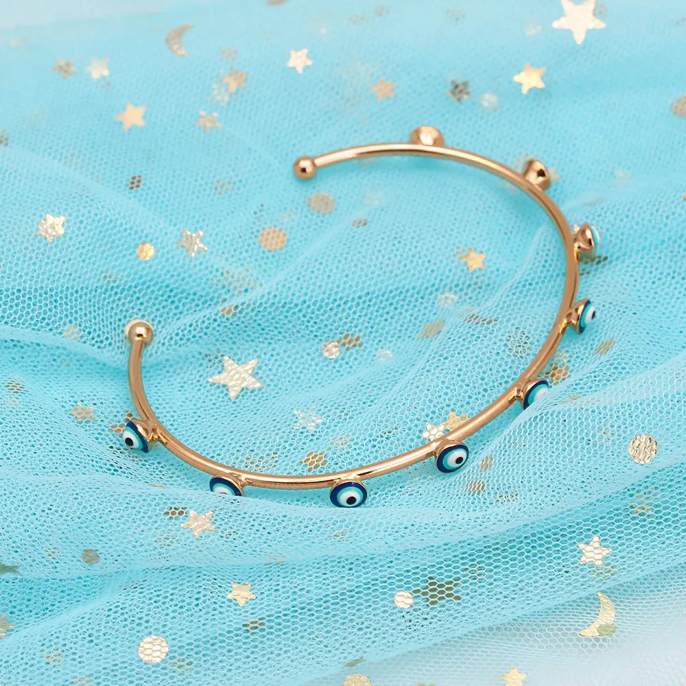 Copper Devil'S Eye Bangle