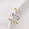 Copper Electroplated Ear Hook Earrings Hanging Buckle Opening Universal Buckle Diy Handmade Jewelry Accessories