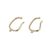 Copper Electroplated Hand Made Ear Bone Clip Accessories For Non Pierced Ears