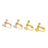 Copper Electroplated Handmade Ear Clip With Hanging Ring Jewelry Accessories