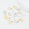 Copper Electroplated 18K Real Gold Earrings With French Ear Hooks Diy Accessories