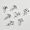 Copper Electroplated Long Bow Diamond Pendant Jewelry Accessories