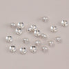 Copper Electroplated Round Bead Diy Loose Bead Accessories For Plugging Nail Crystal Pearl Hole
