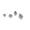 Copper Electroplated Round Mesh Showerhead Hanging Earrings Diy Homemade Ear Jewelry Material Accessories