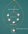 Copper Elegant Flower Jewelry Set