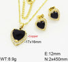 Copper Elegant Heart Shape Jewelry Set