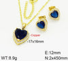 Copper Elegant Heart Shape Jewelry Set