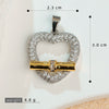Copper Geometric Heart Fashion Jewelry Accessories With Electroplating For Women