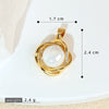 Copper Geometric Micropaved Jewelry Accessories Pendant For Women