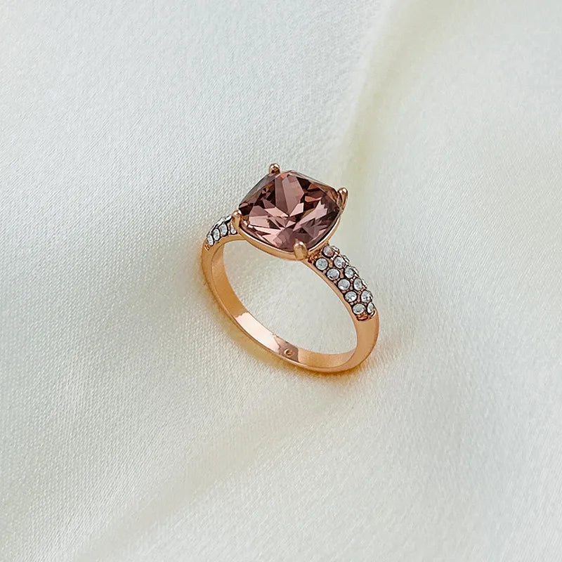 Copper Geometric Rings