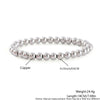 Copper Geometric Round Bead Stacking Elastic Bracelets For Women Purely Handmade Minimalist Jewelry