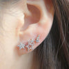 Copper Geometric Star Earrings Fresh Simple Fashion Trend Ear Jewelry