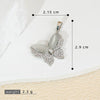 Copper Gold Plated Butterfly Pendant Earrings Accessories Insects Animals Zodiac Cartoon Style Microinlaid Electroplated