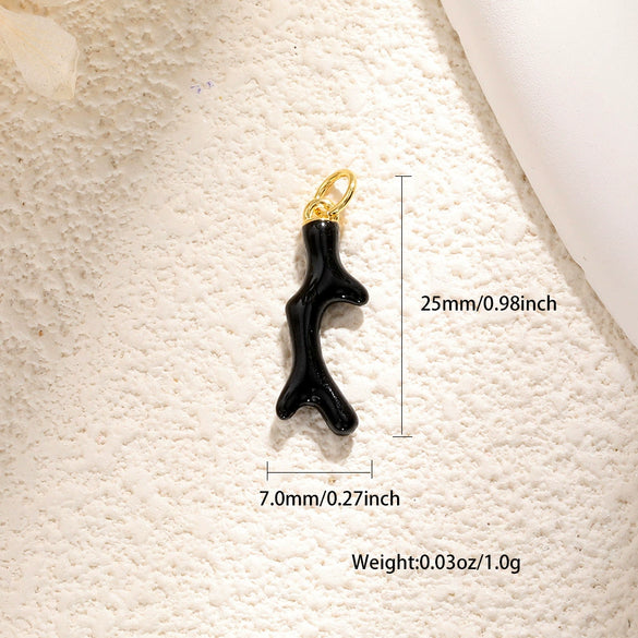 Copper Gold Plated Heart Shape Zircon Necklace Pendant With Moon Eye Cat Elephant Antler Hat Compass Diy Accessories