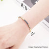 Copper Gold Plated Polishing Irregular Star Eye Zircon Bangle