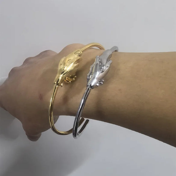 Copper Gold Plated Silver Plated Casual Simple Style Commute Polishing Hand Bangle