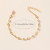 Copper Gold Plated Silver Plated Inlay Heart Shape Zircon Bracelets