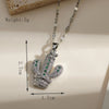 Copper Gold Plated Simple Style Classic Style Plating Inlay Heart Shape Zircon Pendant Necklace