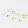 Copper Goldplated Handmade Circle Earring Accessories