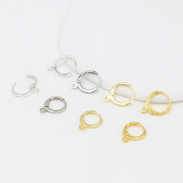 Copper Goldplated Handmade Circle Earring Accessories