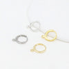 Copper Goldplated Handmade Circle Earring Accessories