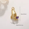 Copper Goldplated Handmade Jewelry Accessories With Heart Gesture Pendant Personality Style Genuine Gold Colorpreserving Treatment