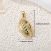 Copper Goldplated Jewelry Pendant With Scissors Rugby Helmet And Ancient Silver Shield Shapes Electroplated