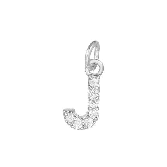 Copper Handmade Jewelry Accessories With Microinlaid Zircon And English Letters Electroplated