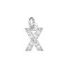 Copper Handmade Jewelry Accessories With Microinlaid Zircon And English Letters Electroplated