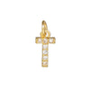 Copper Handmade Jewelry Accessories With Microinlaid Zircon And English Letters Electroplated