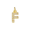 Copper Handmade Jewelry Accessories With Microinlaid Zircon And English Letters Electroplated