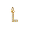 Copper Handmade Jewelry Accessories With Microinlaid Zircon And English Letters Electroplated