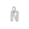 Copper Handmade Jewelry Accessories With Microinlaid Zircon And English Letters Electroplated