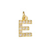 Copper Handmade Jewelry Accessories With Microinlaid Zircon And English Letters Electroplated