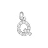 Copper Handmade Jewelry Accessories With Microinlaid Zircon And English Letters Electroplated