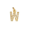 Copper Handmade Jewelry Accessories With Microinlaid Zircon And English Letters Electroplated