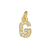 Copper Handmade Jewelry Accessories With Microinlaid Zircon And English Letters Electroplated