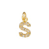 Copper Handmade Jewelry Accessories With Microinlaid Zircon And English Letters Electroplated