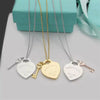 Copper Heart Lock And Key Pendant Necklace With Electroplated Finish Casual Couple Jewelry For Men And Women Unisex Regular Chain