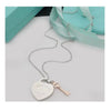 Copper Heart Lock And Key Pendant Necklace With Electroplated Finish Casual Couple Jewelry For Men And Women Unisex Regular Chain