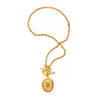 Copper Heartshaped Openable Photo Box Pendant Necklaces Electroplating Light Luxury Geometric Twist Chain