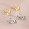 Copper Heartshaped Simple Fashion Earrings For Women