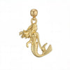 Copper Inlaid Colored Diamond Round Letter Splicing O Shaped Necklace With Animal Pattern For Women