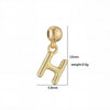 Copper Inlaid Colored Diamond Round Letter Splicing O Shaped Necklace With Animal Pattern For Women