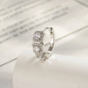 Copper Inlaid Zircon Geometric Square Earrings For Girls Sweet Style